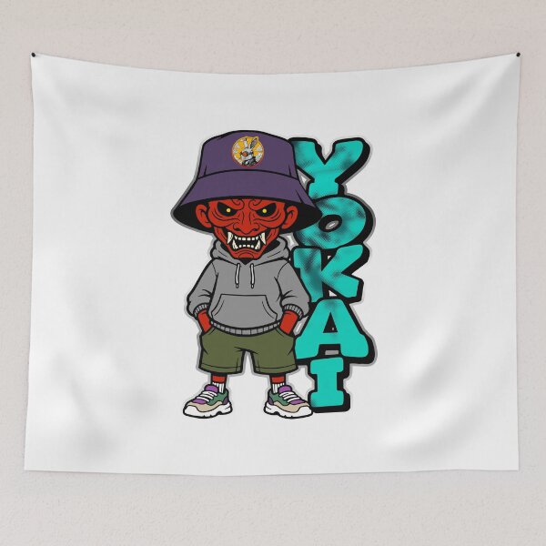 Item preview, Youkai in a panama hat designed and sold by krabbaraban.