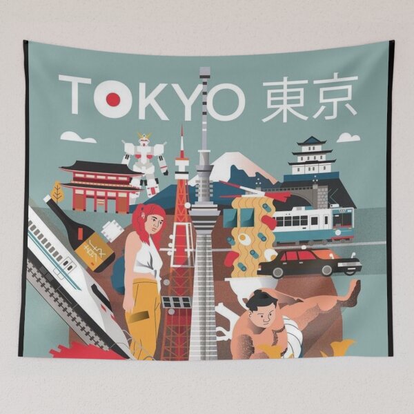 Item preview, Tokyo Japan  designed and sold by GraphicMondaze.