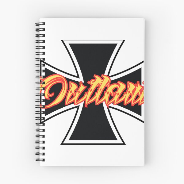 Item preview, Outlaw Iron Cross 1% Rocker Logo West Coast Chopper Style designed and sold by Bearded-Viking.