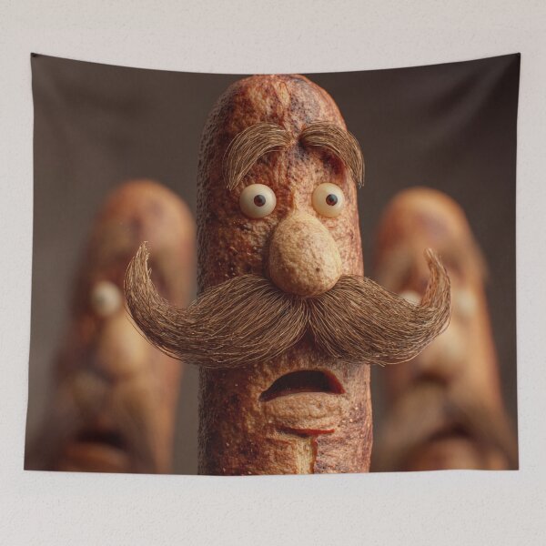 Item preview, Sausages Moustache designed and sold by Brendon987.