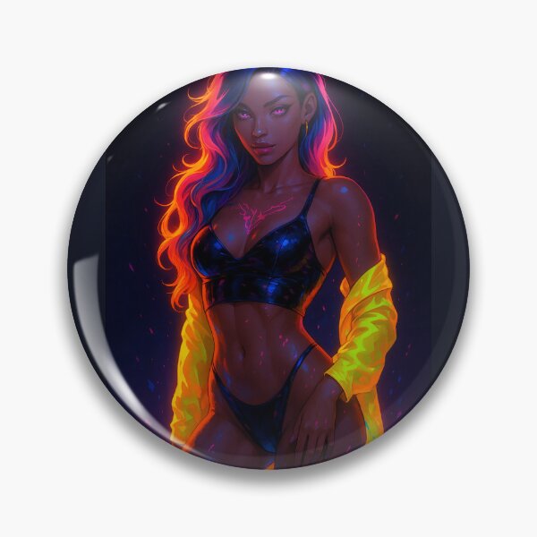 Item preview, Neon Ember: Midnight Flame designed and sold by ArgentoArt.