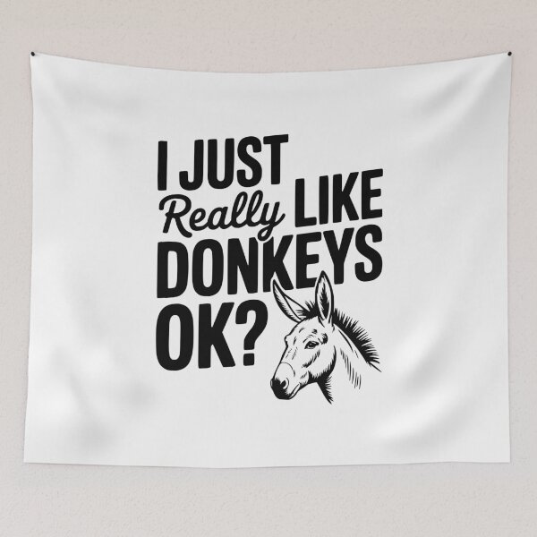 Item preview, I Just Really Like Donkeys Ok? designed and sold by Frank Ring.