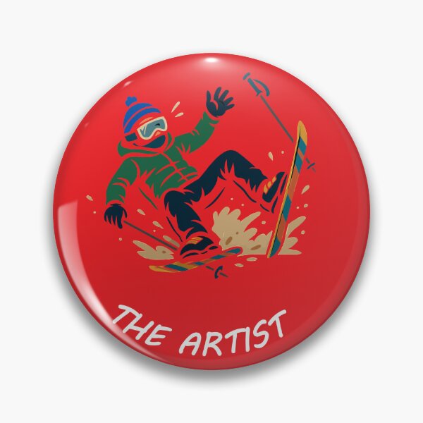 Item preview, The Artist – epic ski crash illustration designed and sold by Atelier Brume.