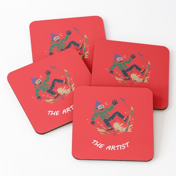 Item preview, The Artist – epic ski crash illustration designed and sold by Atelier Brume.