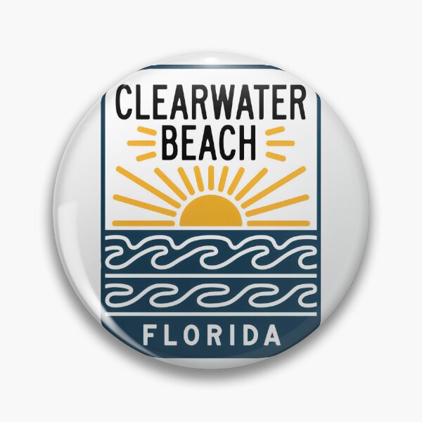 Item preview, Clearwater Beach Florida - Sign designed and sold by TheOldMittenIllustrated.