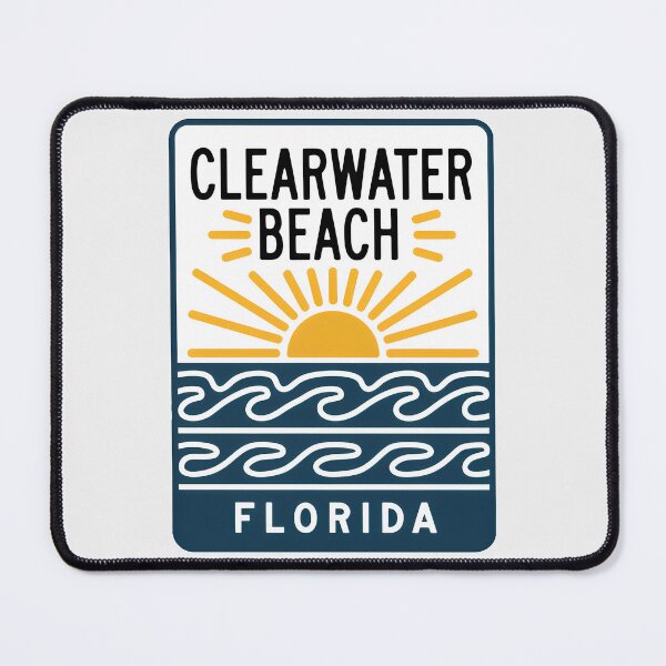 Item preview, Clearwater Beach Florida - Sign designed and sold by TheOldMittenIllustrated.