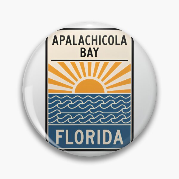 Item preview, Apalachicola Bay Beach Florida - Sign designed and sold by TheOldMittenIllustrated.