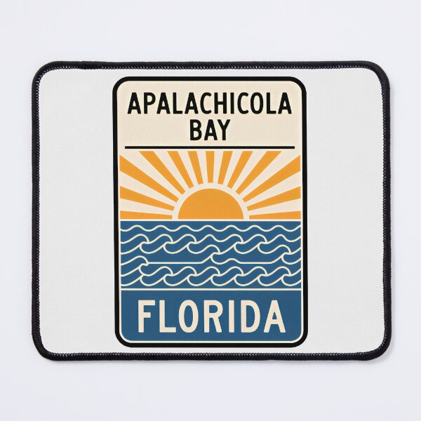 Item preview, Apalachicola Bay Beach Florida - Sign designed and sold by TheOldMittenIllustrated.