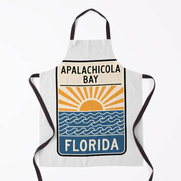 Item preview, Apalachicola Bay Beach Florida - Sign designed and sold by TheOldMittenIllustrated.