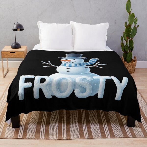 Item preview, Frosty Snowman Winter Typography designed and sold by Khadigadesings.