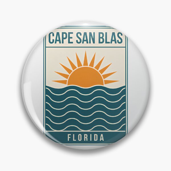 Item preview, Cape San Blas Beach Florida - Sign designed and sold by TheOldMittenIllustrated.