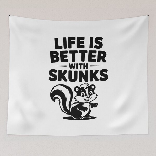 Item preview, Life is Just Better with Skunks designed and sold by Frank Ring.