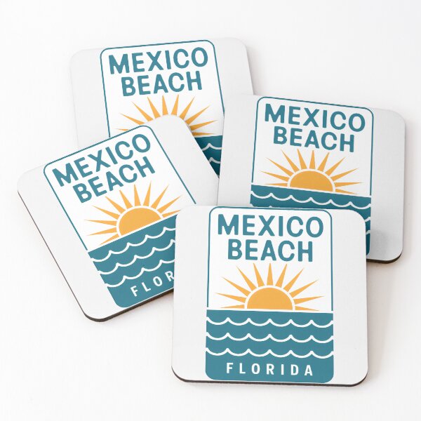 Item preview, Mexico Beach Florida - Sign designed and sold by TheOldMittenIllustrated.