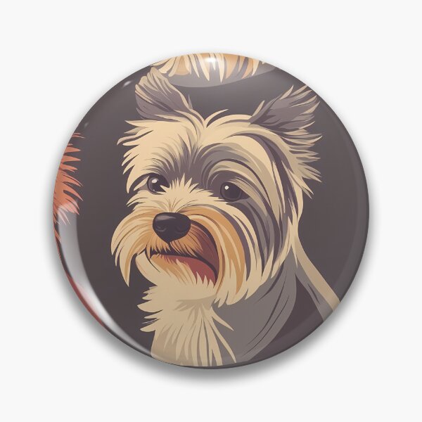 Item preview, Yorkie Dog Pattern Cute Stylized Yorkshire Terrier Westie Illustration designed and sold by meganohm.