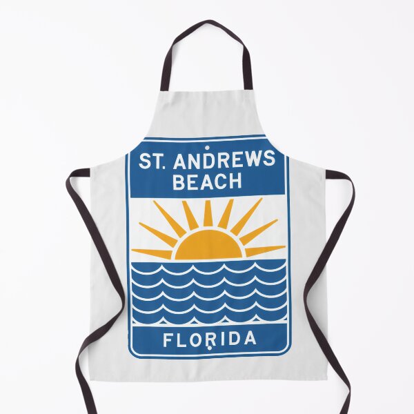 Item preview, St. Andrews Beach Florida - Sign designed and sold by TheOldMittenIllustrated.