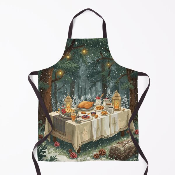 Item preview, Woodland Cottagecore Christmas Dinner – Forest Feast Magic designed and sold by Deezyned.