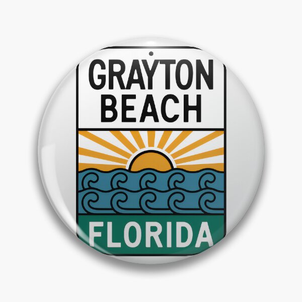 Item preview, Grayton Beach Florida - Sign designed and sold by TheOldMittenIllustrated.