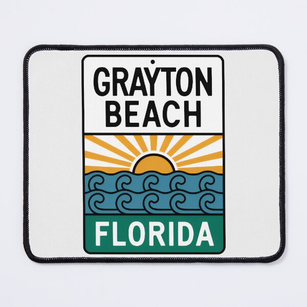 Item preview, Grayton Beach Florida - Sign designed and sold by TheOldMittenIllustrated.