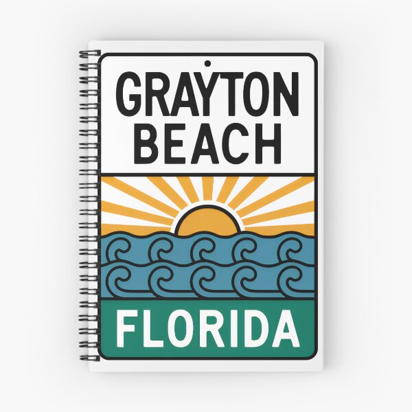 Item preview, Grayton Beach Florida - Sign designed and sold by TheOldMittenIllustrated.
