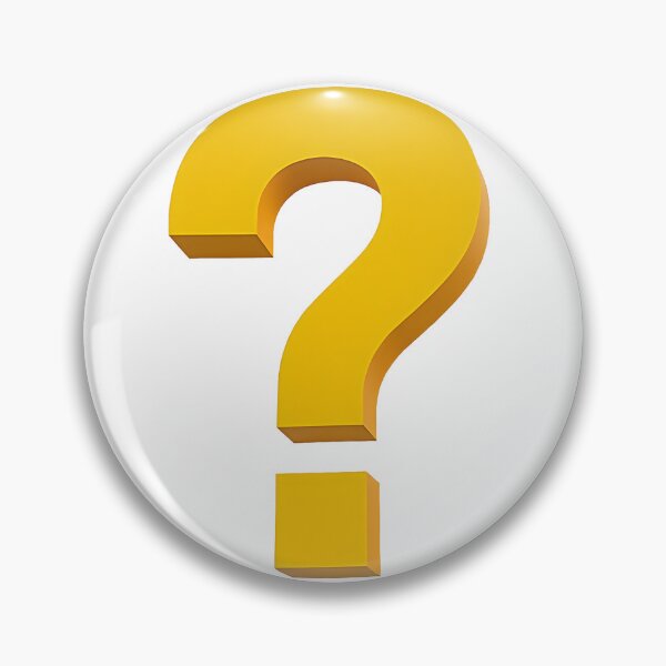 Item preview, Giant Yellow 3D Question Mark - Curiosity and Scepticism designed and sold by Wear2Transform.