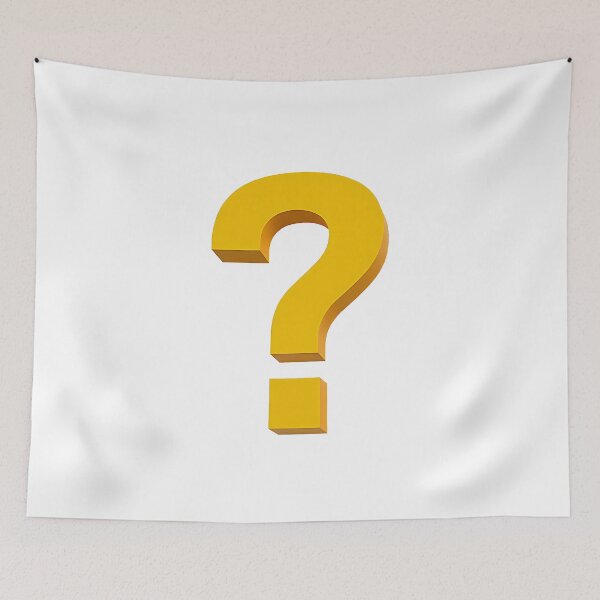 Item preview, Giant Yellow 3D Question Mark - Curiosity and Scepticism designed and sold by Wear2Transform.