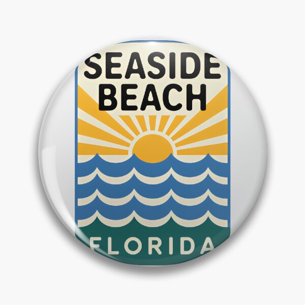 Item preview, Seaside Beach Florida - Sign designed and sold by TheOldMittenIllustrated.