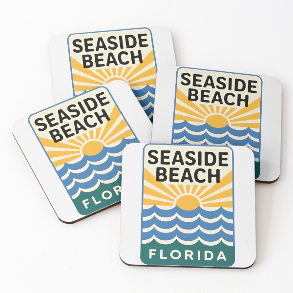 Item preview, Seaside Beach Florida - Sign designed and sold by TheOldMittenIllustrated.