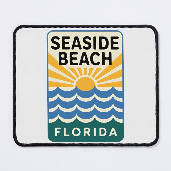 Item preview, Seaside Beach Florida - Sign designed and sold by TheOldMittenIllustrated.