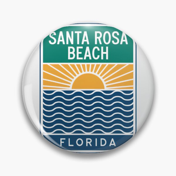 Item preview, Santa Rosa Beach Florida - Sign designed and sold by TheOldMittenIllustrated.