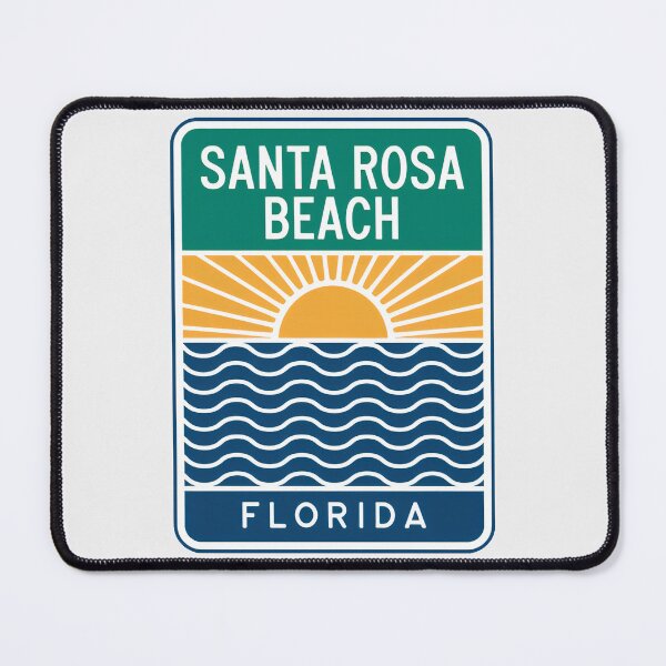 Item preview, Santa Rosa Beach Florida - Sign designed and sold by TheOldMittenIllustrated.