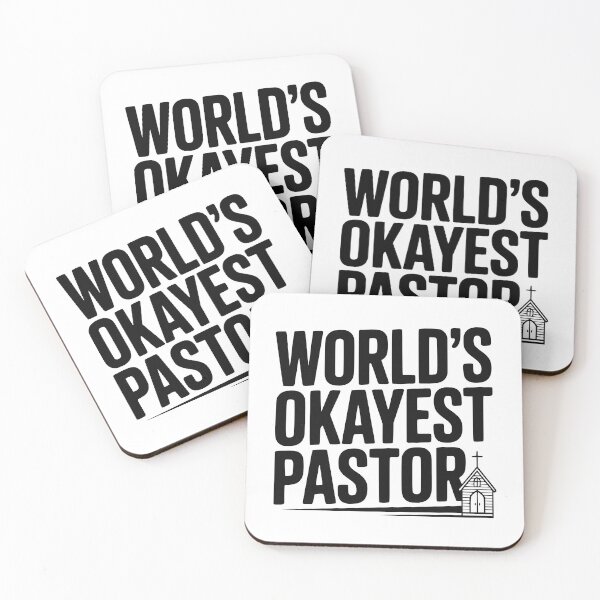 Item preview, World’s Okayest Pastor designed and sold by Frank Ring.