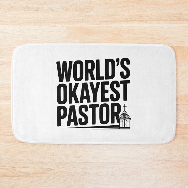 Item preview, World’s Okayest Pastor designed and sold by Frank Ring.