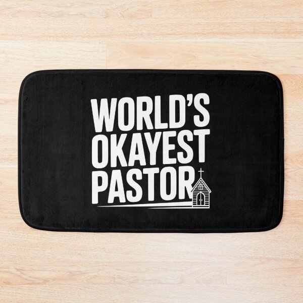 Item preview, World’s Okayest Pastor designed and sold by Frank Ring.