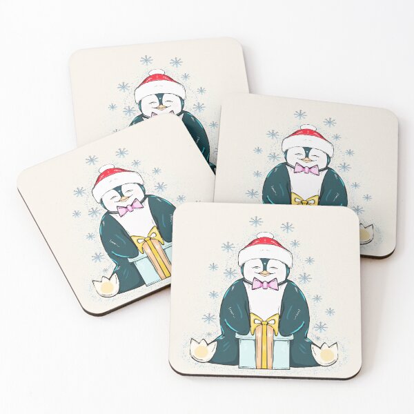 Item preview, A Kinder Magic Christmas – Cute Penguin Art designed and sold by Kyradem.