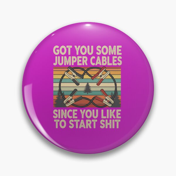 Item preview, I Got You Some Jumper Cables Since You Like to Start Shit, Funny Jumper Cables lover Gift,funny sarcastic mechanic Gift, retro humor automotive Graphic, vintage mechanic Graphic designed and sold by JustGift.