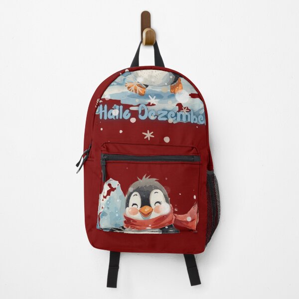 Item preview, Cute Winter Penguin – Kawaii December Illustration - Minimal Snowflakes designed and sold by omnia designs.