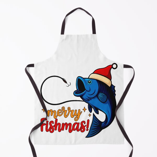 Item preview, Merry Fishmas – Festive Fishing Holiday Graphic designed and sold by DariusZD.