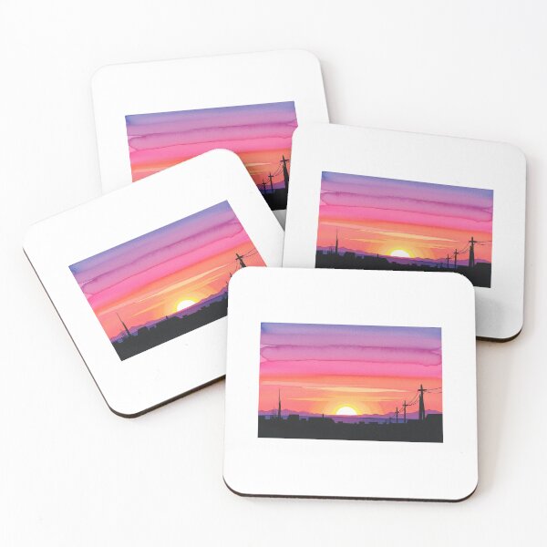 Item preview, Sunset on street designed and sold by mayatA-rt.