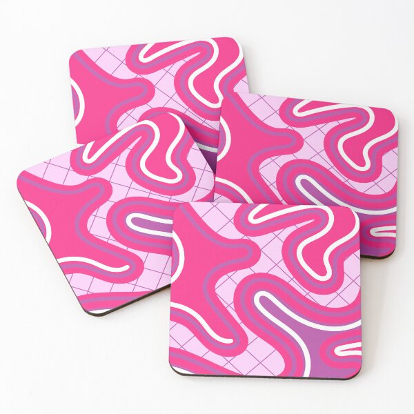 Item preview, Pink Grid Flow designed and sold by m.design.