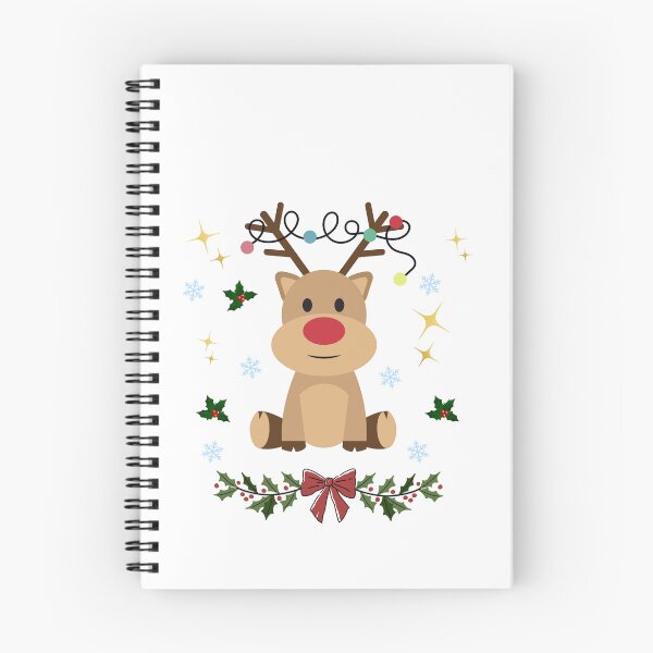 Item preview, Festive Reindeer with Christmas Lights and Holly designed and sold by FedNap98.