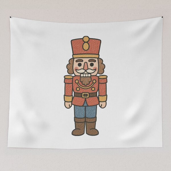 Item preview, Nutcracker Christmas Illustration designed and sold by Vendeloc.
