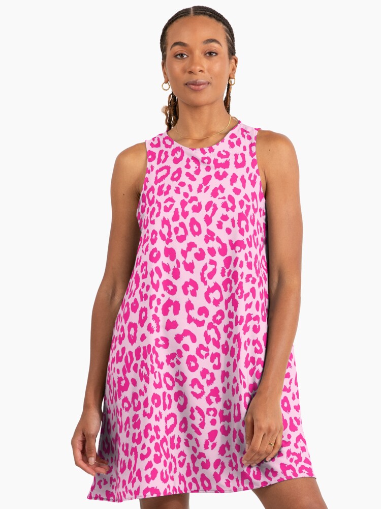 Pink Cheetah Print" A-Line Dress for Sale by newburyboutique | Redbubble Pink Cheetah Print" A-Line Dress for Sale by newburyboutique | Redbubble