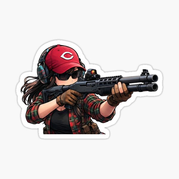 Item preview, Shotgun Girl – Beauty with Firepower designed and sold by RAWLIFEGRAPHIC.