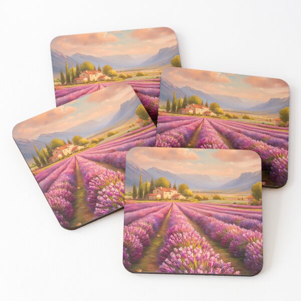 Item preview, Lavender Field in Provence Landscape  designed and sold by PetsArt.