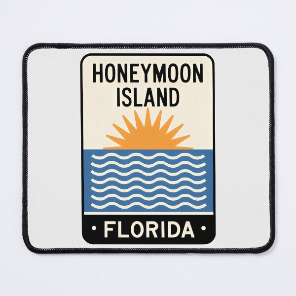 Item preview, Honeymoon Island Florida - Beach Sign designed and sold by TheOldMittenIllustrated.