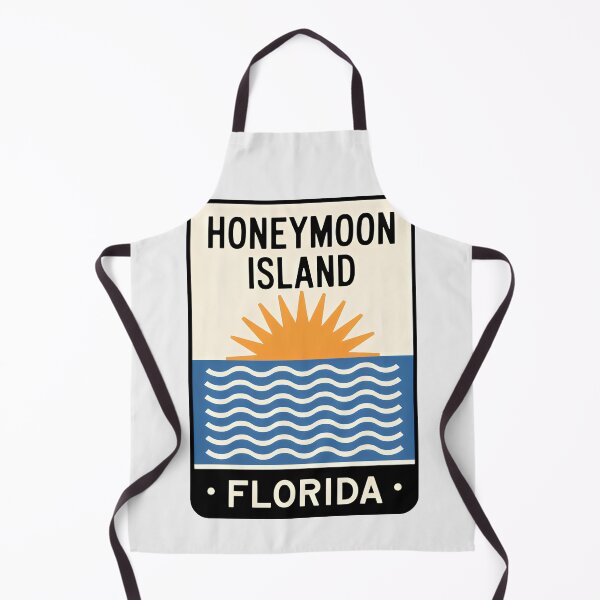 Item preview, Honeymoon Island Florida - Beach Sign designed and sold by TheOldMittenIllustrated.