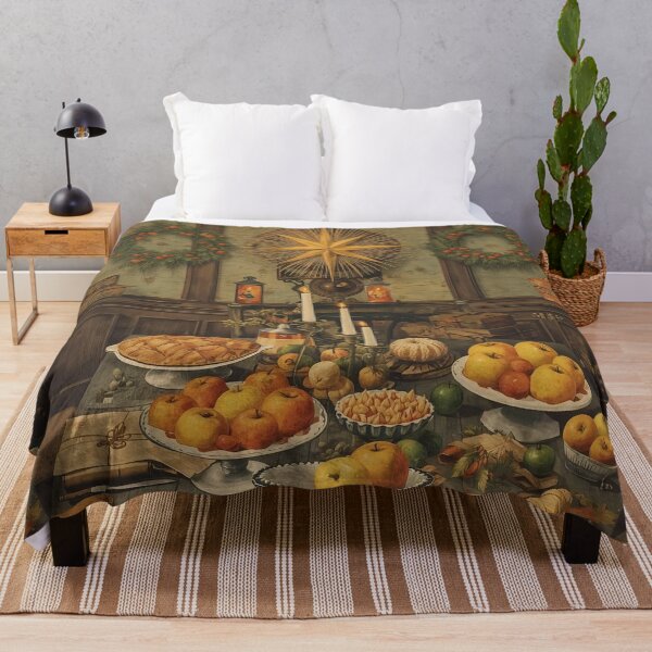 Item preview, Vintage Cottagecore Christmas Dinner – Gifts, Candles & Feast designed and sold by Deezyned.
