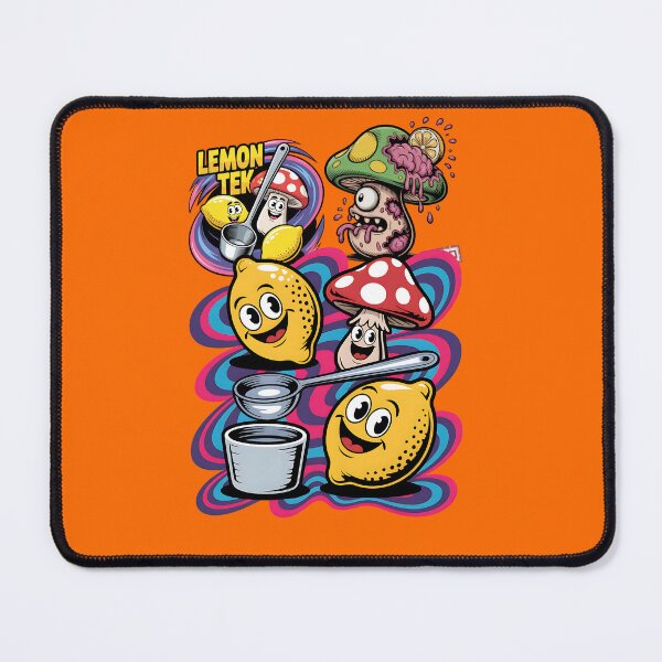 Item preview, Lemon-Tek Support – Funny Pun & Psychedelic Humor Tee designed and sold by The People’s Punchline.
