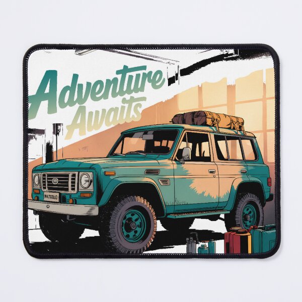 Item preview, Classic Patrol SUV – Overland Gear Garage Artwork designed and sold by ClassicMotion.