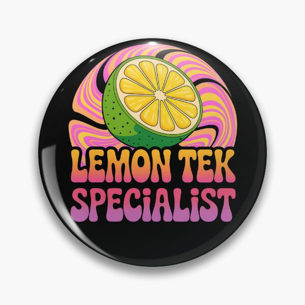 Item preview, Lemon-Tek Support – Funny Pun & Psychedelic Humor Tee designed and sold by The People’s Punchline.